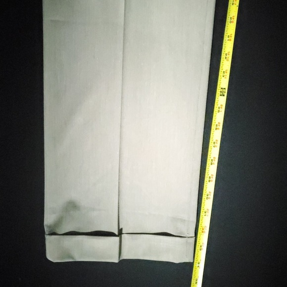 Daniel Cremieux Pleated Dress Pants Mens 36x34 Khaki Signature New NWT Classic - Picture 5 of 12